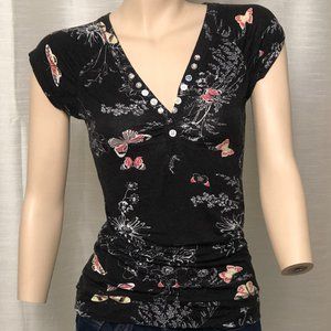 American Rag Butterfly shirt, XS